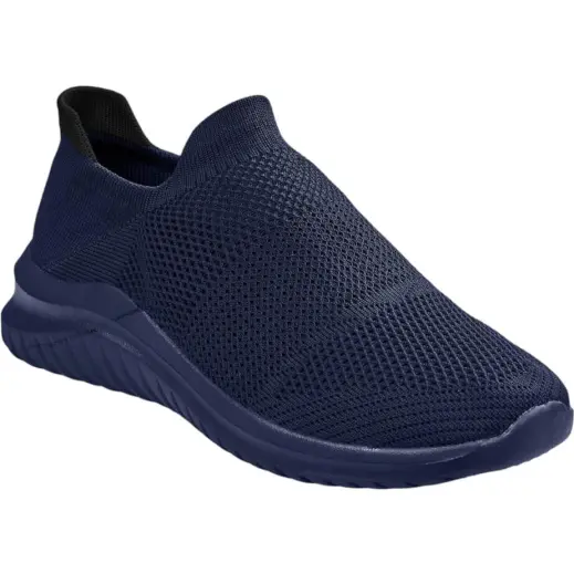 Unisex Comfort Slip-on Sneaker Navy Unbranded